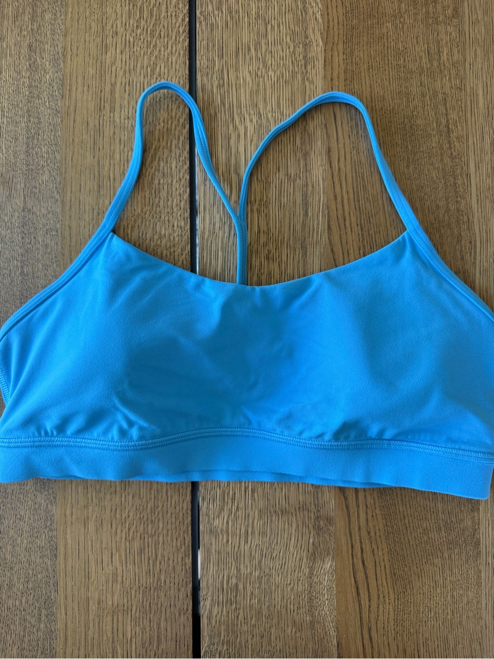 lululemon athletica Bright Blue Strappy Sports Bra